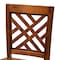 Baxton Studio Caron Modern and Contemporary Walnut Brown Finished Wood 5-Piece Pub Set 187-11433-10903-Zoro - alternate 2
